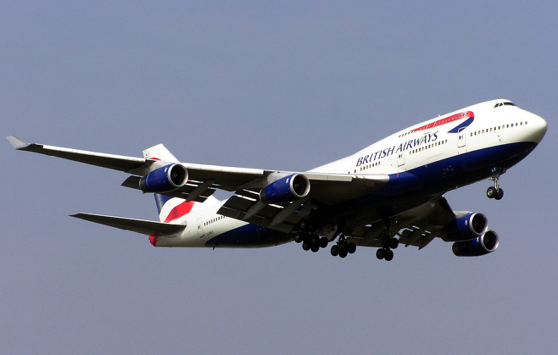 British Airways 747